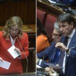 Meloni contro il M5S Se devo farmi spiegare le cose da voi mi dimetto. E Conte attacca