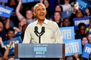 Obama e il rap per Kamala Harris sulle note di Eminem Sono nervoso