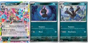 Pokemon Scarlatto e Violetto Scintille Folgoranti in anteprima tre nuove carte