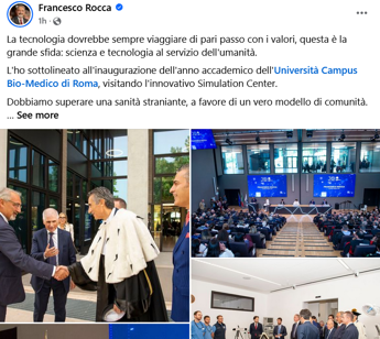 Rocca Lazio Campus biomedico sempre in grado di dare risposte a pazienti