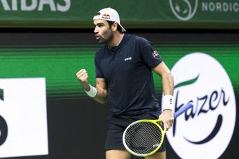 Tennis Berrettini batte Fucsovics a Vienna. Arnaldi fuori a Basilea