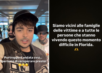 The Kolors bloccati in aeroporto Luragano Milton ci ha fermati