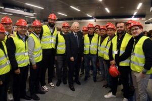 Trasporti Salini Webuild Inaugurazione metro M4 celebrazione lavoro italiano