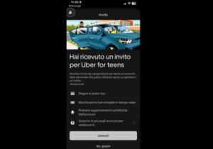 Uber lancia la mobilita smart e sicura per adolescenti