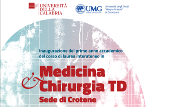 Universita a Crotone il corso di laurea in Medicina e chirurgia Tecnologie digitali