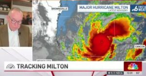 Uragano Milton meteorologo si commuove in diretta Sara orribile