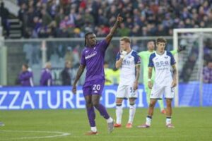 Fiorentina Verona 3 1 tripletta di Kean