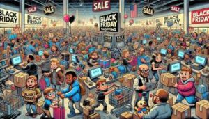 Gli italiani e il Black Friday entusiasmo frenesia mentre qualcuno cede allo stress