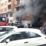 Incendio in garage condominiale a Roma nessun ferito