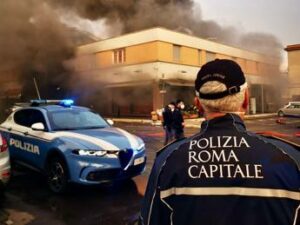 Roma due incendi in poche ore bruciano attivita commerciale e appartamento